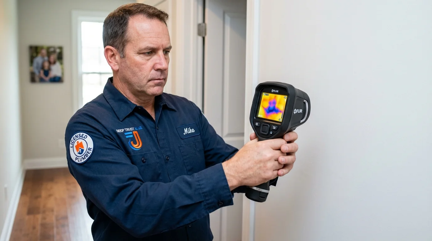 Thermal imaging leak detection by Johns Plumbing LLC in Wabash